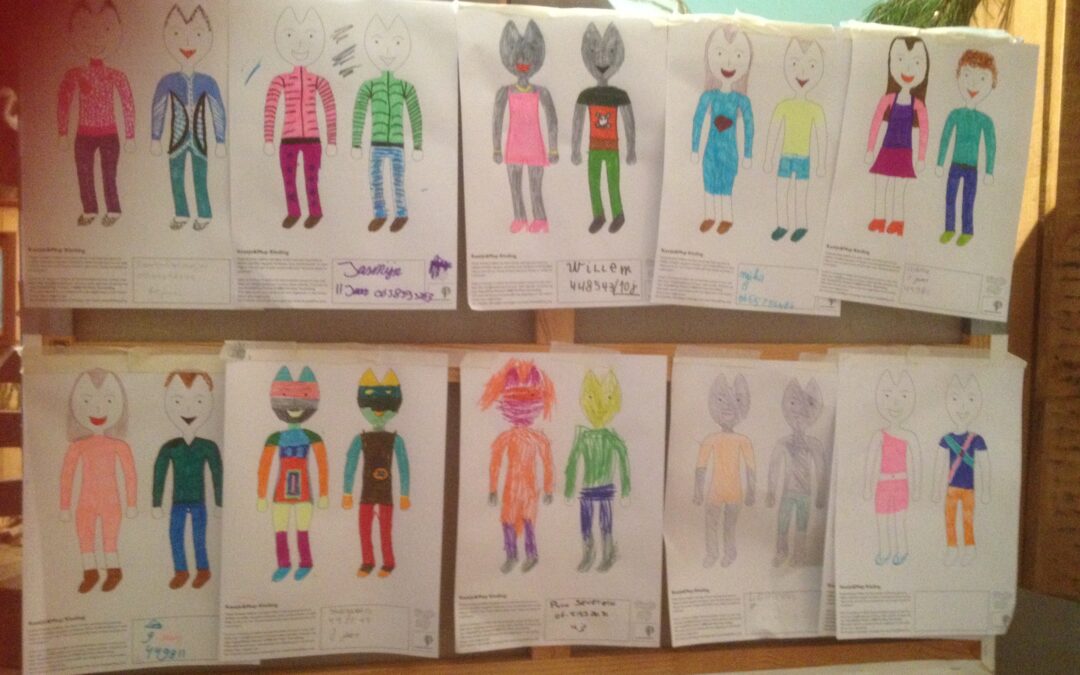 DIY: Help Kaatje en Jeetje aankleden: Ontwerp hun nieuwe outfits!