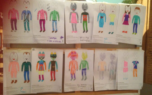 DIY: Help Kaatje en Jeetje aankleden: Ontwerp hun nieuwe outfits!