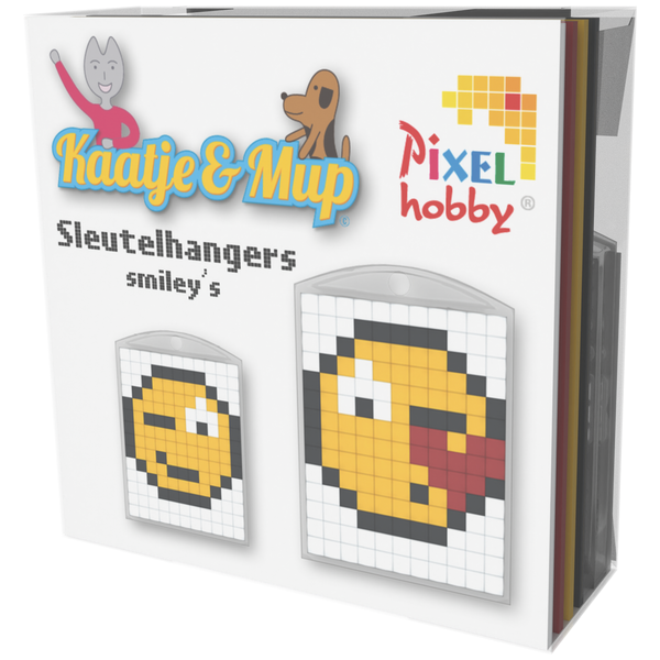 Sleutelhangers 2x - Smiley's