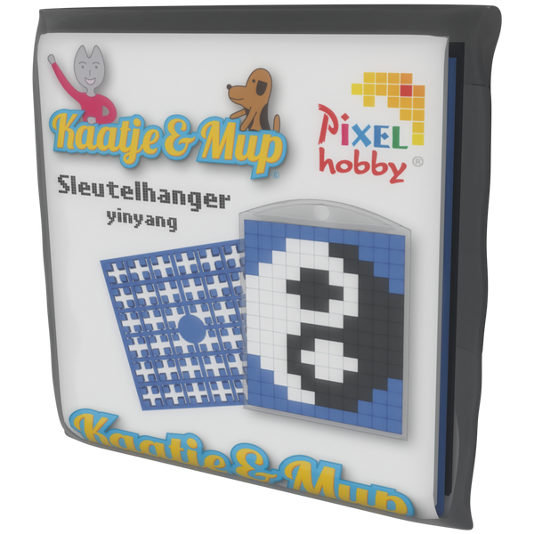 Sleutelhanger - YinYang Blauw