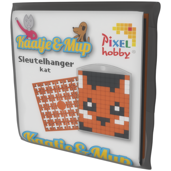Sleutelhanger - Kat Oranje