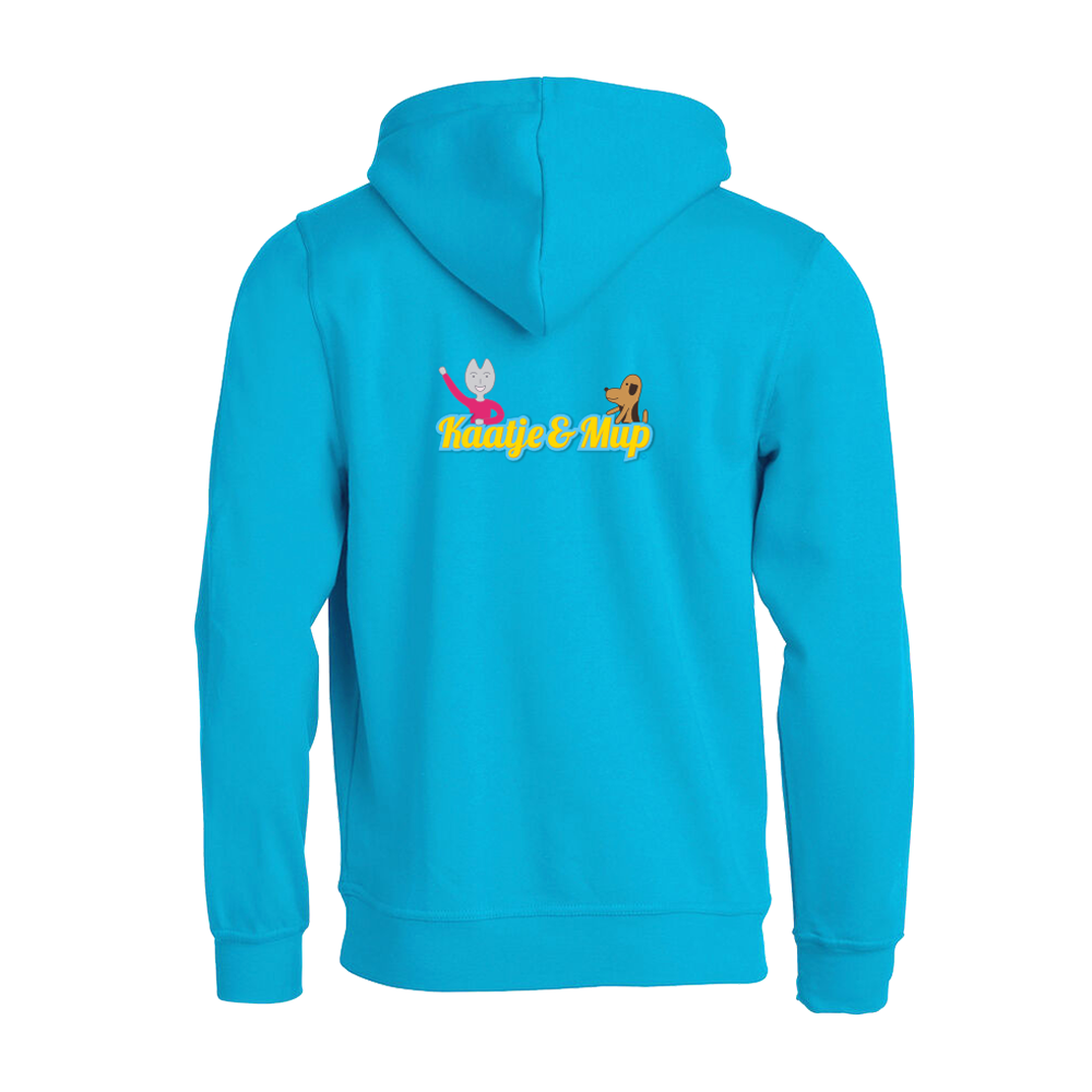 Hoodie voor kinderen van Kaatje&Mup met Mup en een strandbal — foto 2