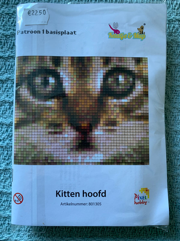 Pixel Set: Kitten hoofd