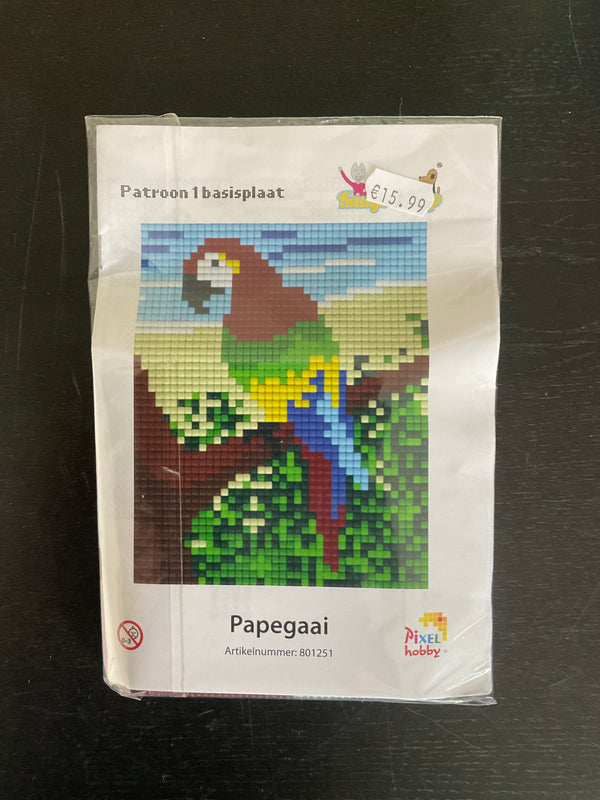 Pixel Set: Papegaai