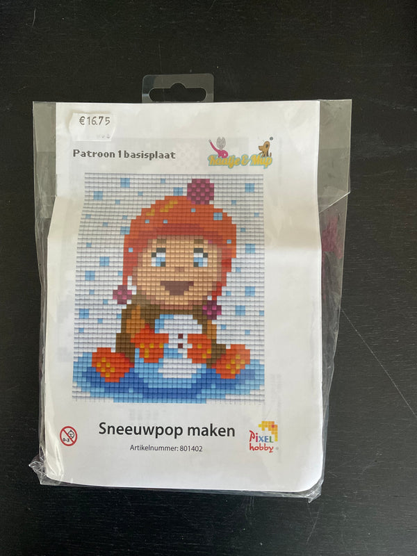 Pixel Set: Sneeuwpop maken