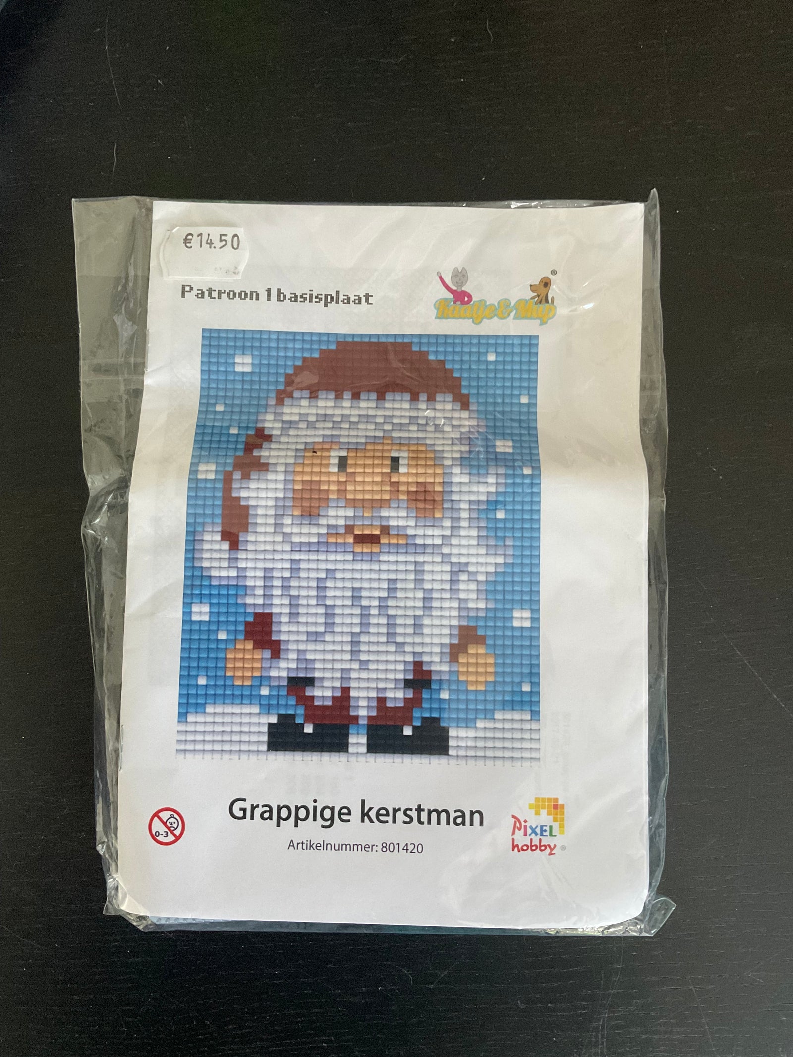Pixel Set: Grappige kerstman