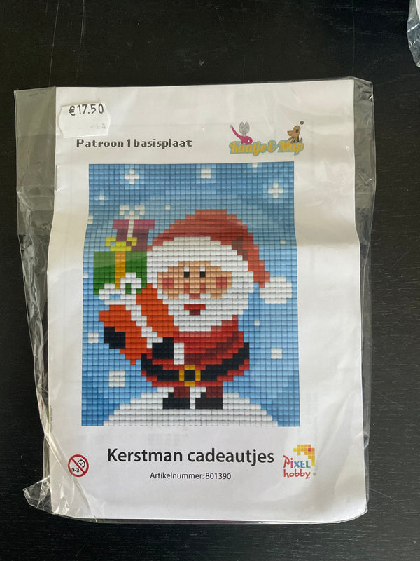 Pixel Set: Kerstman cadeautjes