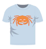 Kinder t-shirt - Krab