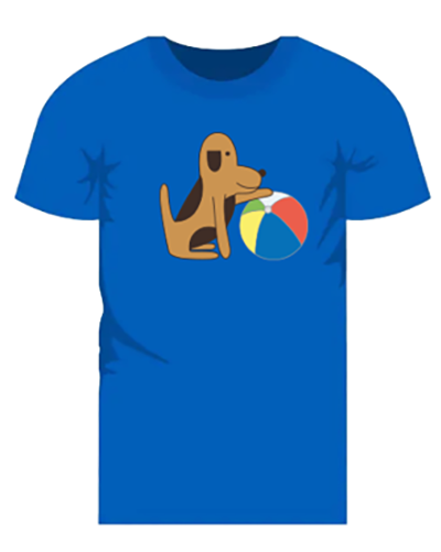 Kinder t-shirt - MupStrandbal