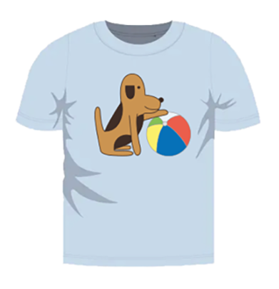 Kinder t-shirt - MupStrandbal