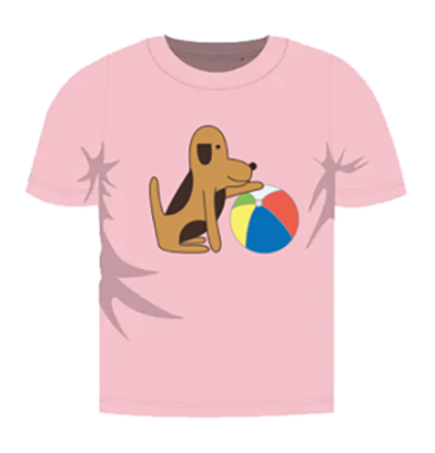 Kinder t-shirt - MupStrandbal