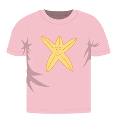 Kinder t-shirt - Zeester