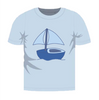 Kinder t-shirt - Zeilboot