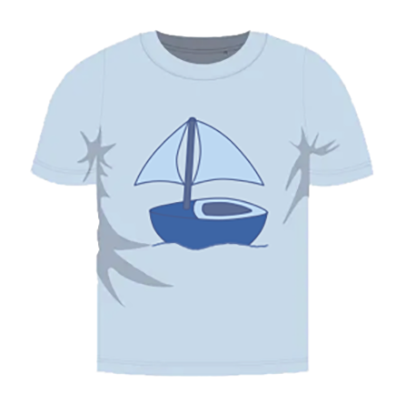 Kinder t-shirt - Zeilboot