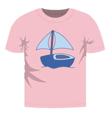 Kinder t-shirt - Zeilboot