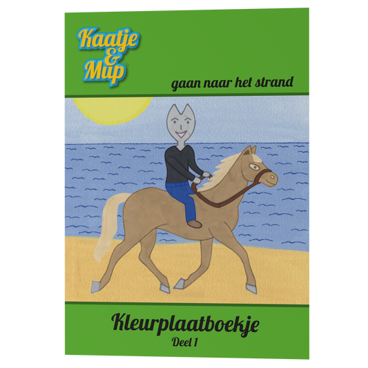 Kleurboekje A5 van Kaatje&Mup, groene serie deel 1 — foto 3