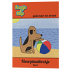 Coloring book Kaatje&amp;Mup A5: Going to the beach - Orange series, Part 1
