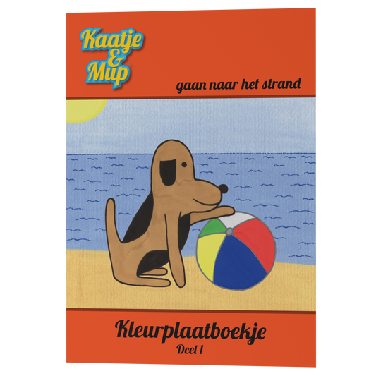 Kleurboekje A5 van Kaatje&Mup, oranje serie deel 1 — foto 3
