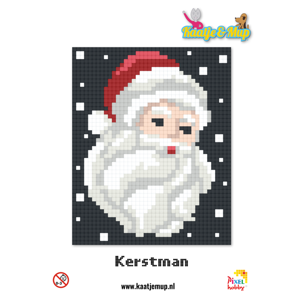 Pixel-Set: Weihnachtsmann