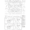 Coloring page placemat Kaatje&amp;Mup - Beach tent