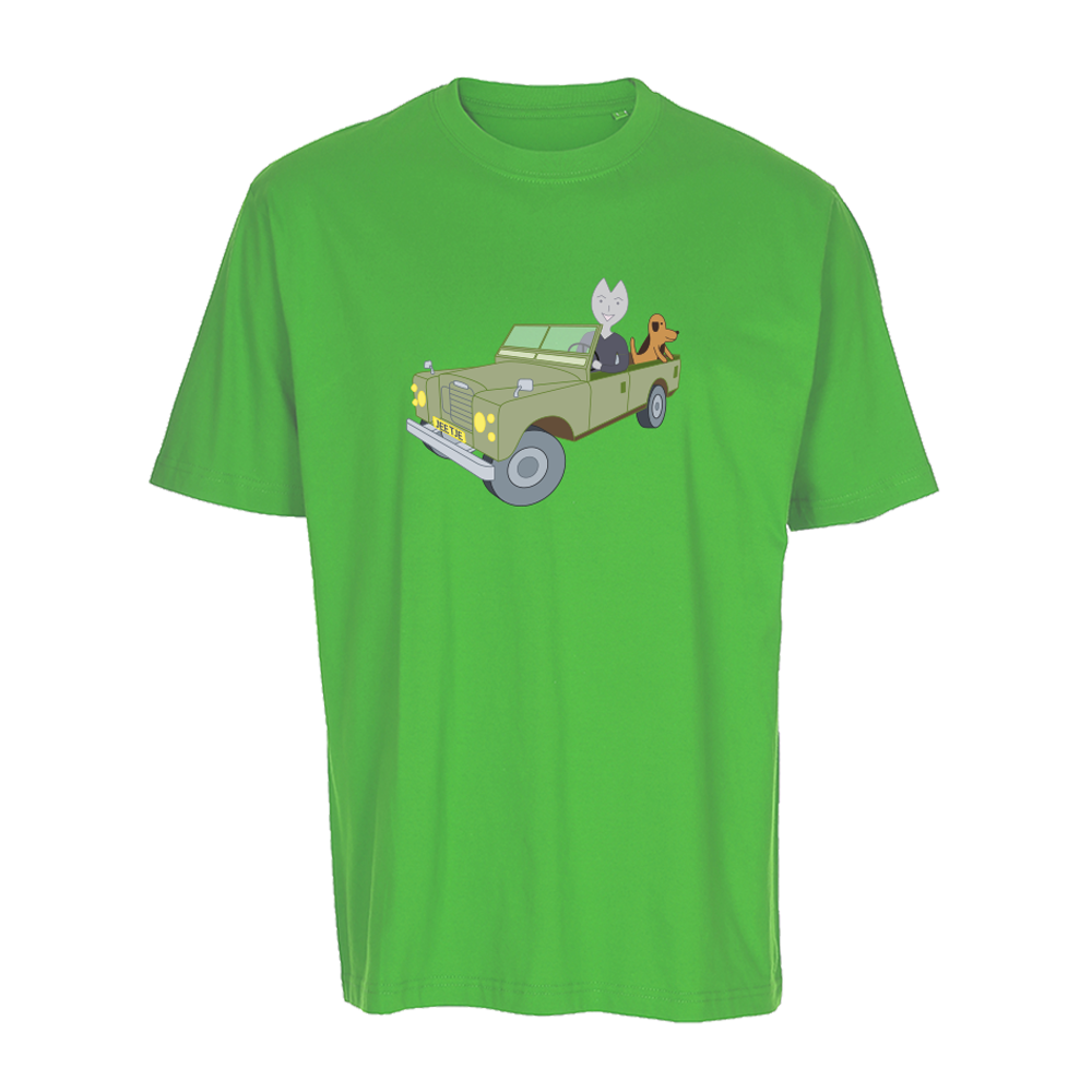 T-shirt voor kinderen van Kaatje&Mup met de jeep