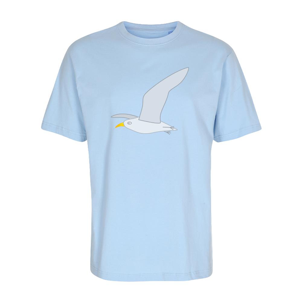 T-shirt voor kinderen van Kaatje&Mup met een vliegende meeuw