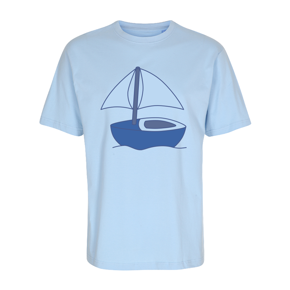 T-shirt voor kinderen van Kaatje&Mup met een zeilboot — foto 3