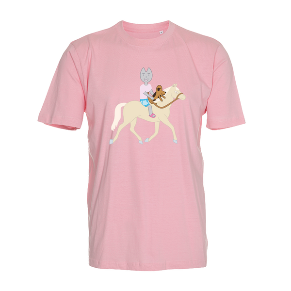 Kinder t-shirt - Kaatje&Mup Paardrijden