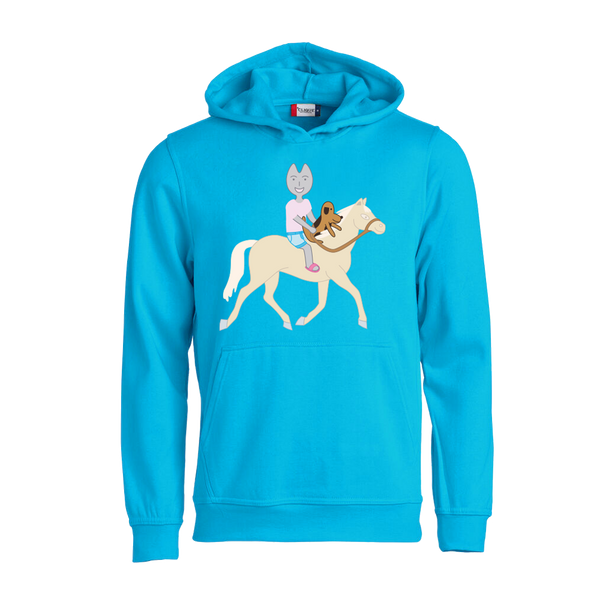 Kinder Hoodies - Kaatje&Mup Paardrijden