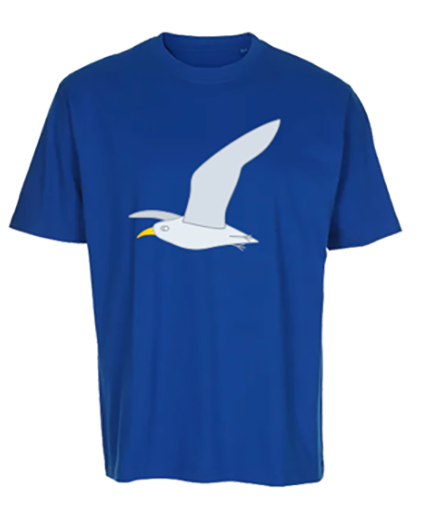 Volwassen t-shirt - Meeuw Vliegend