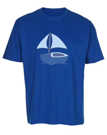 Volwassen t-shirt - Zeilboot